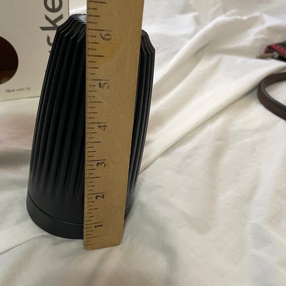 Huskee Reusable Coffee Cup - Charcoal 12 oz. With Lid Open Box - Picture 13 of 15